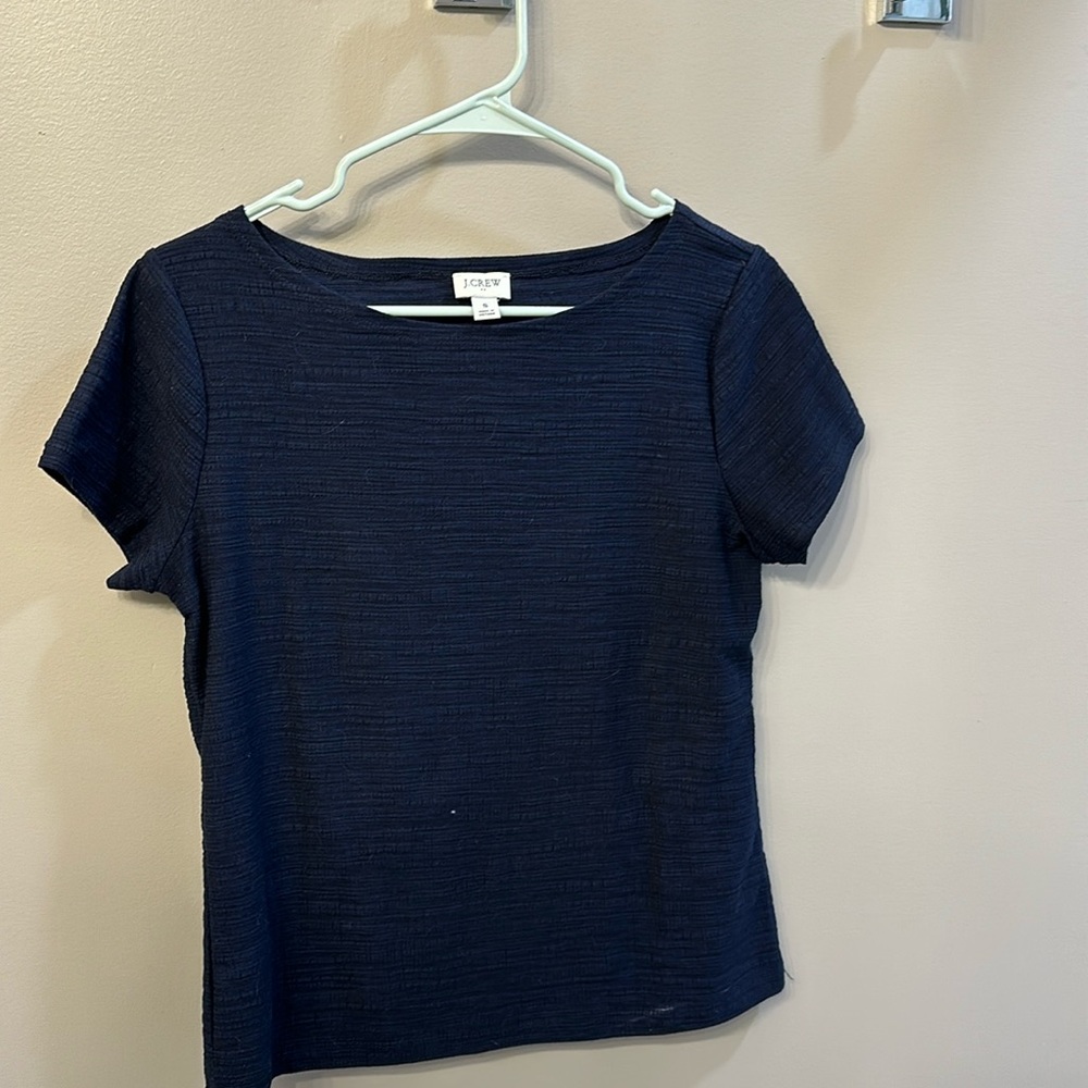 Navy blue J crew shirt